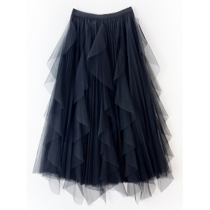 Long RUFFLE SKIRT Long Tutu - Womens Halloween Costumes